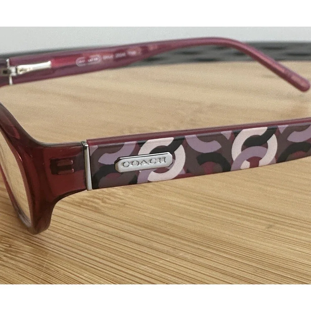 Coach Baila 2034 Pink Women's Eyeglasses 48-15 135 Full Rim Oval FRAMES ONLy